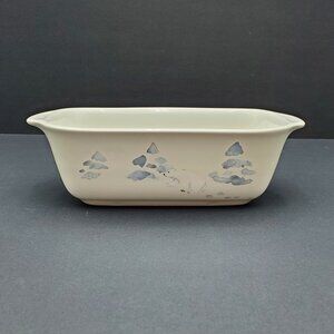 Pfaltzgraff Winter Frost Mini Loaf Pan Polar Bear Small Rectangular Baking Dish